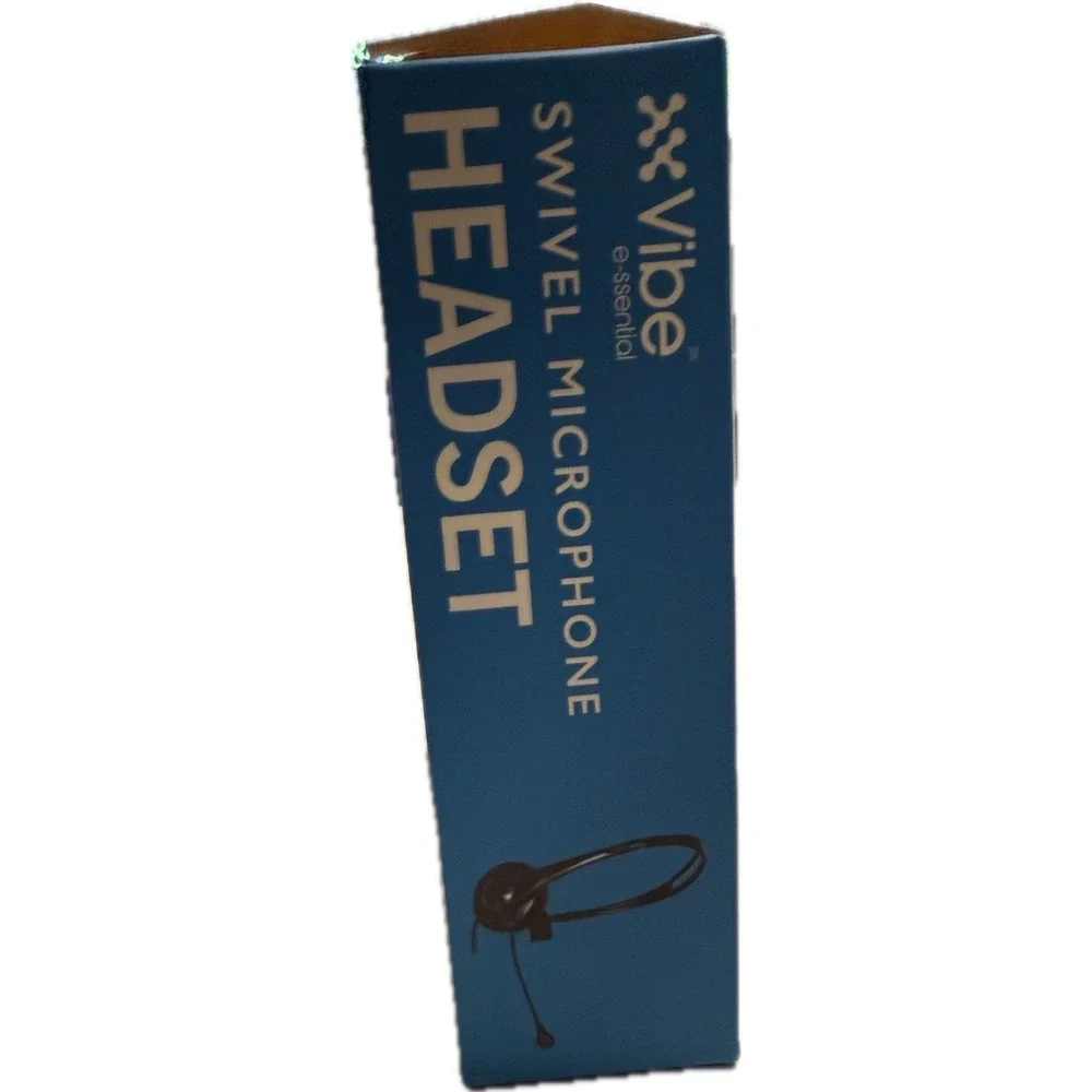 Swivel Mic Headset by Vibe--Lightweight‎ Adjustable-3.5mm interface.